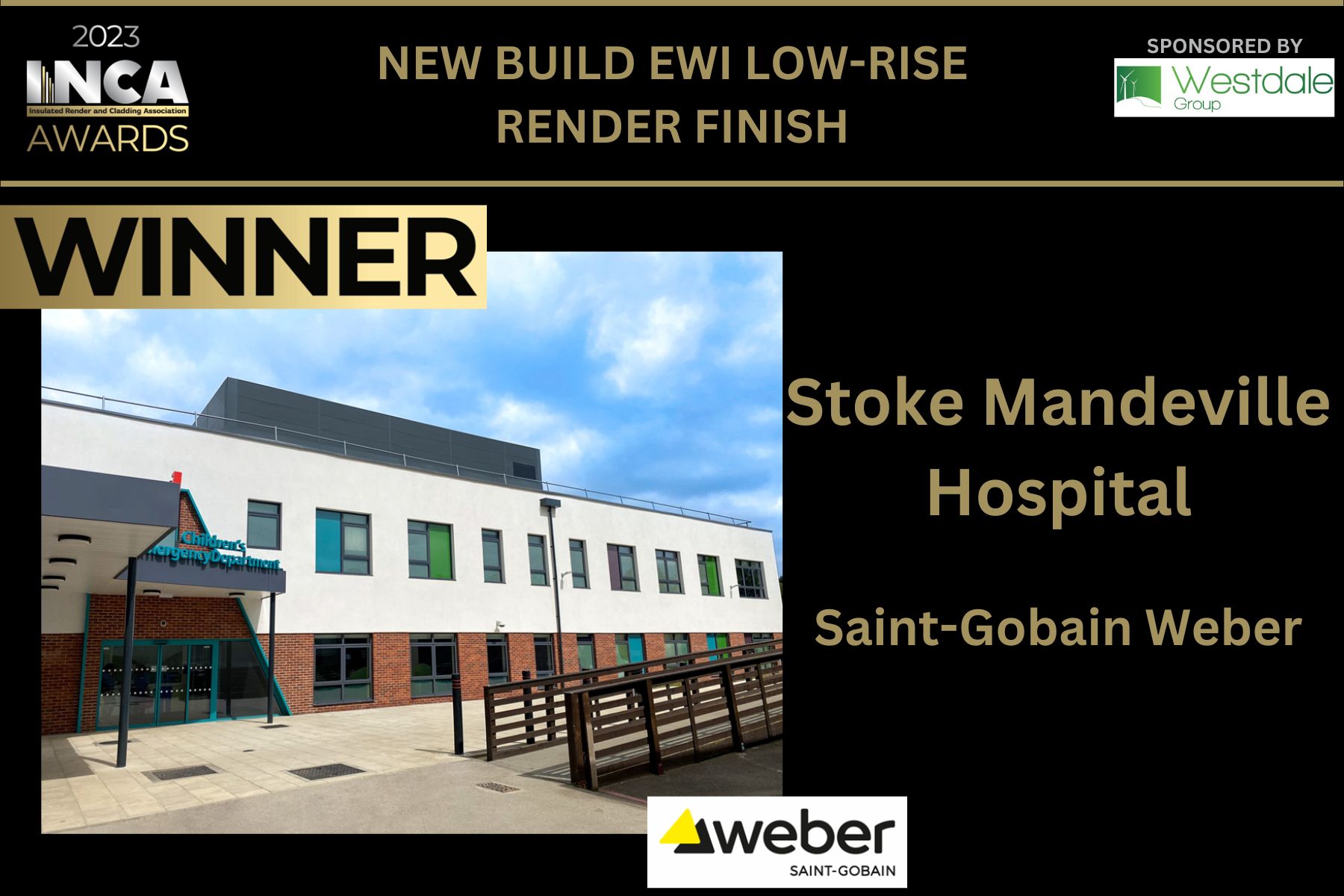 Western’s Stoke Mandeville Hospital project wins the 'New Build EWILow